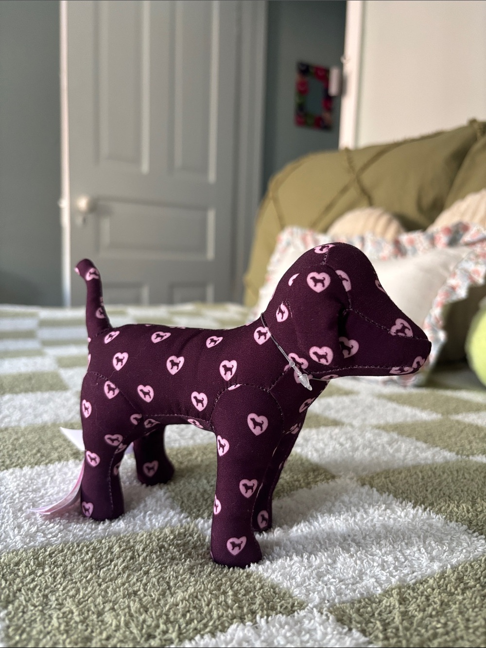PINK Plush Dog